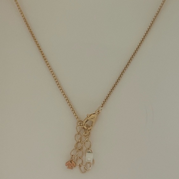 Kate Spade x Target Lucky Letter Charm Necklace 16” + 3” Extender, Gold NEW - Picture 5 of 6